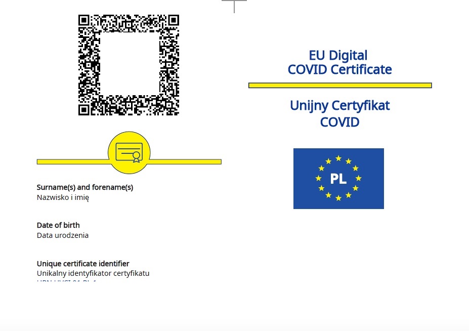 EU Digital COVID Certificate
